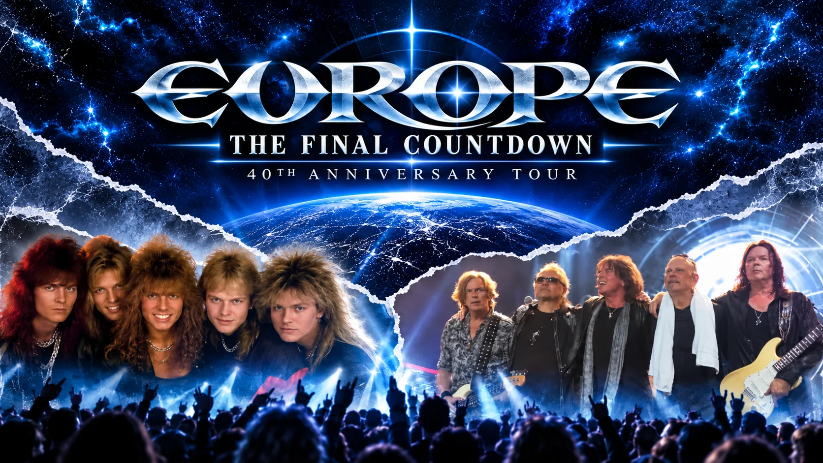 Titelbild: Europe im Volkshaus Zürich: Vier Jahrzehnte Rockgeschichte